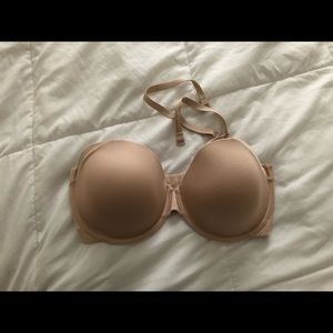 Strapless nude bra